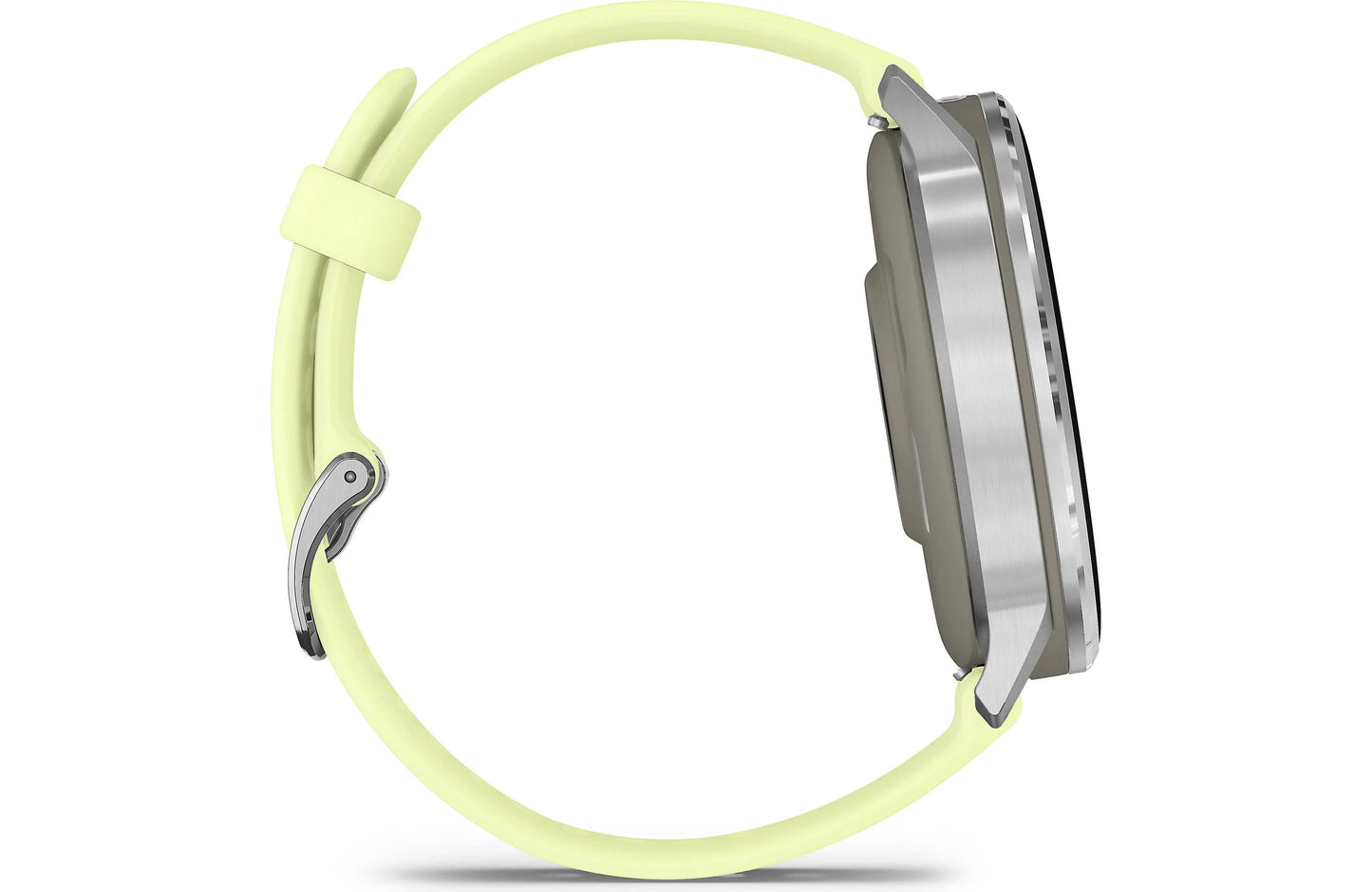 Garmin Venu 4 GPS smartwatch — 45 mm (Silver with citron band)