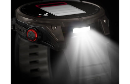 Garmin fenix 8 Pro 47 mm AMOLED (Carbon gray DLC titanium with black/pebble gray silicone band)