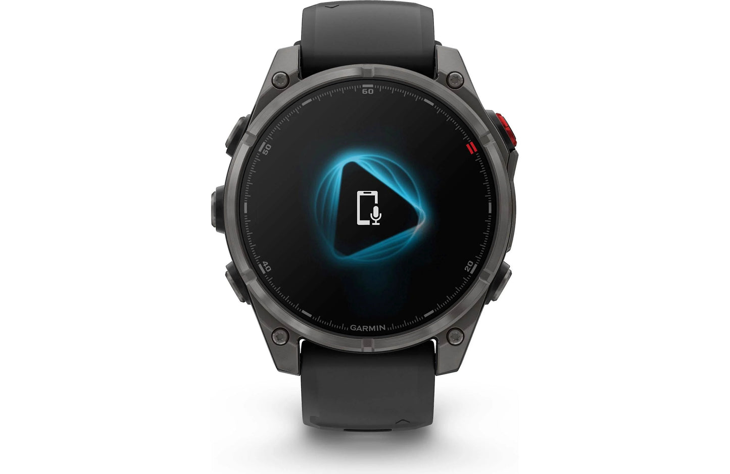 Garmin fenix 8 Pro 47 mm AMOLED (Carbon gray DLC titanium with black/pebble gray silicone band)