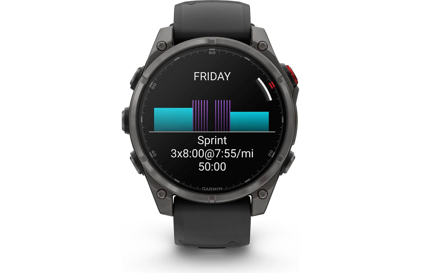 Garmin fenix 8 Pro 47 mm AMOLED (Carbon gray DLC titanium with black/pebble gray silicone band)