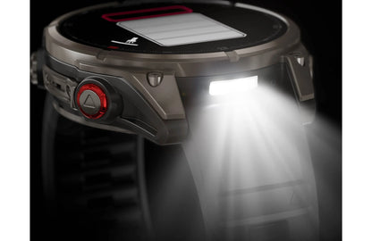 Garmin fenix 8 Pro 47 mm AMOLED (Sapphire, titanium with graphite/black silicone band)