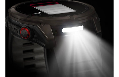 Garmin fenix 8 Pro 51 mm AMOLED (Sapphire, carbon gray DLC titanium with black/pebble gray silicone band)