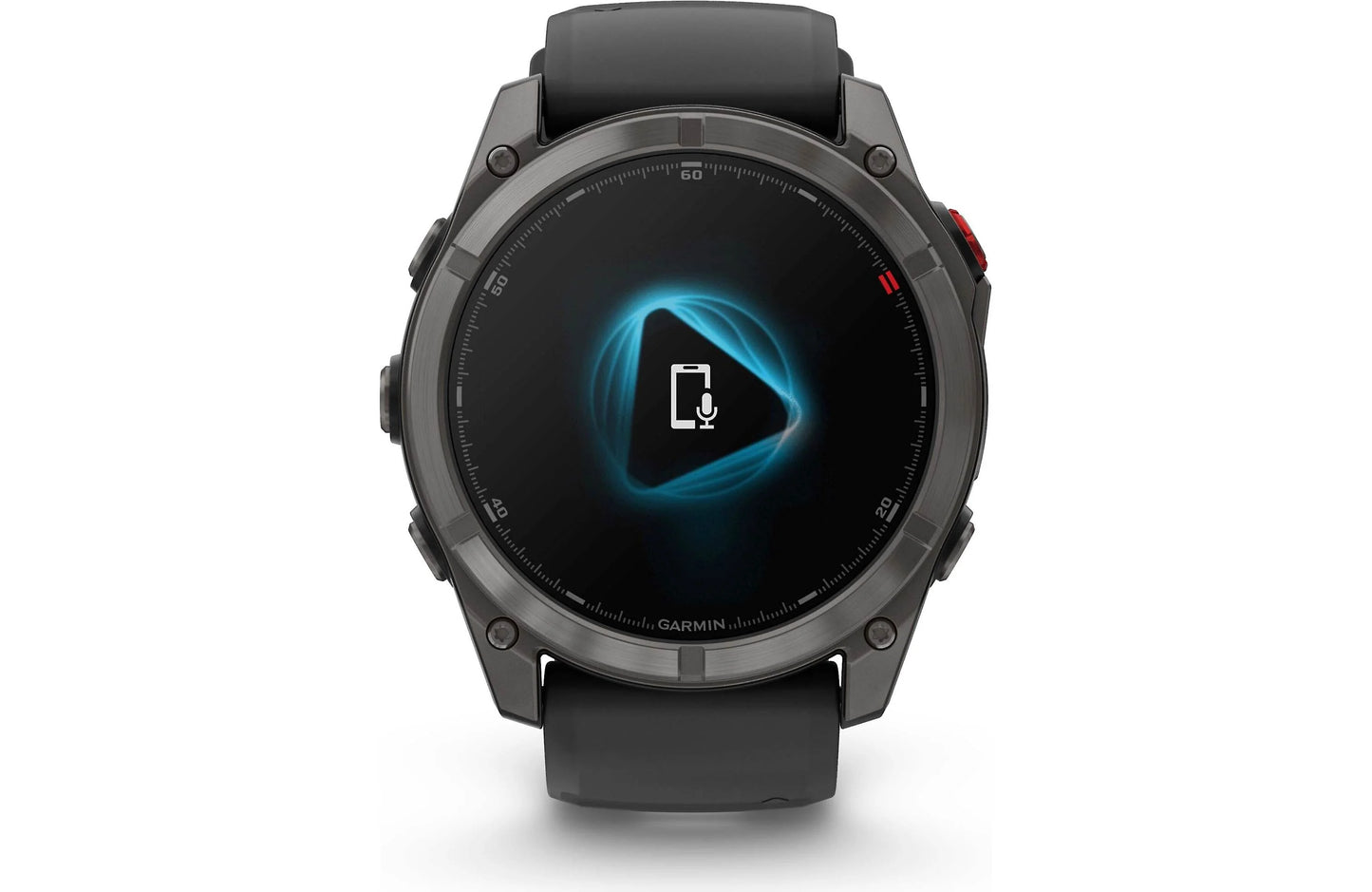 Garmin fenix 8 Pro 51 mm AMOLED (Sapphire, carbon gray DLC titanium with black/pebble gray silicone band)