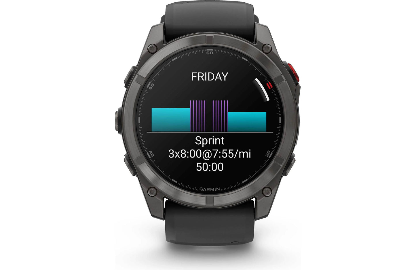 Garmin fenix 8 Pro 51 mm AMOLED (Sapphire, carbon gray DLC titanium with black/pebble gray silicone band)