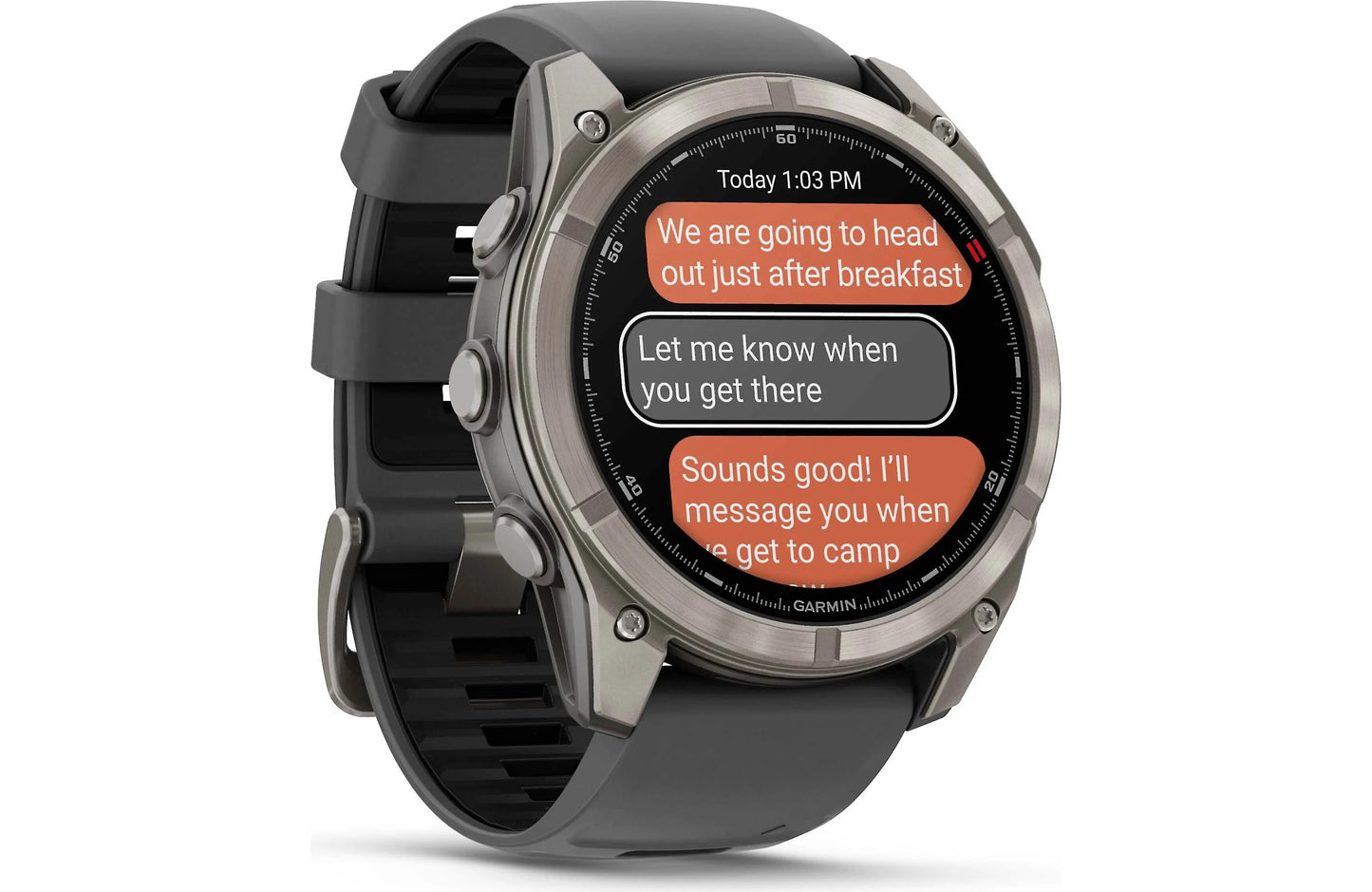 Garmin fenix 8 Pro 51 mm AMOLED (Sapphire, titanium with graphite/black silicone band)