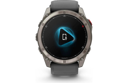Garmin fenix 8 Pro 51 mm AMOLED (Sapphire, titanium with graphite/black silicone band)