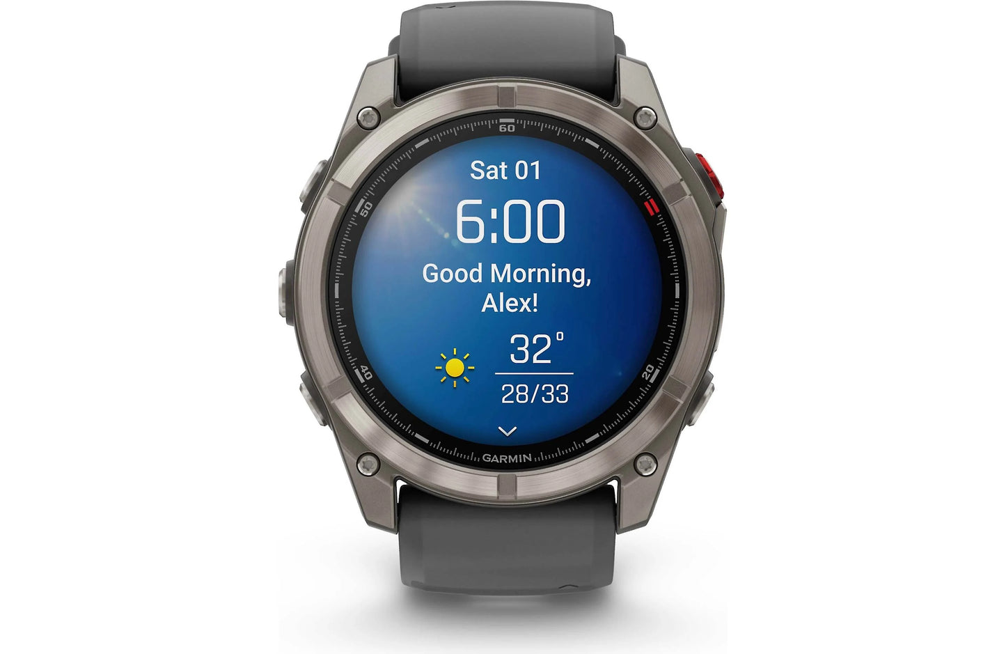 Garmin fenix 8 Pro 51 mm AMOLED (Sapphire, titanium with graphite/black silicone band)