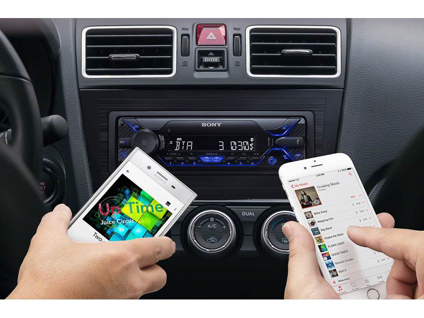 Sony DSX-A415BT Bluetooth Media Receiver: Dual Smartphone Connectivity, Voice Control, 4x55W