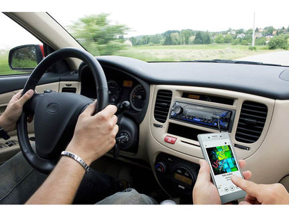 Sony DSX-A415BT Bluetooth Media Receiver: Dual Smartphone Connectivity, Voice Control, 4x55W