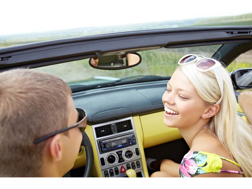 Sony DSX-A415BT Bluetooth Media Receiver: Dual Smartphone Connectivity, Voice Control, 4x55W