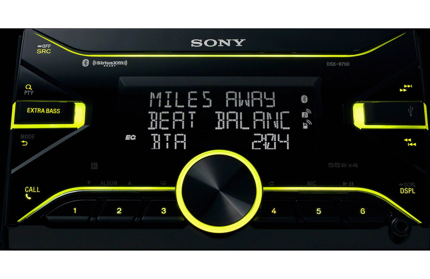 Sony DSX-B700 Double-DIN Bluetooth Car Stereo Receiver with Voice Control