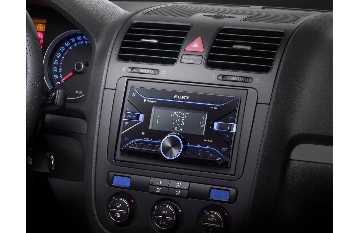 Sony DSX-B700 Double-DIN Bluetooth Car Stereo Receiver with Voice Control