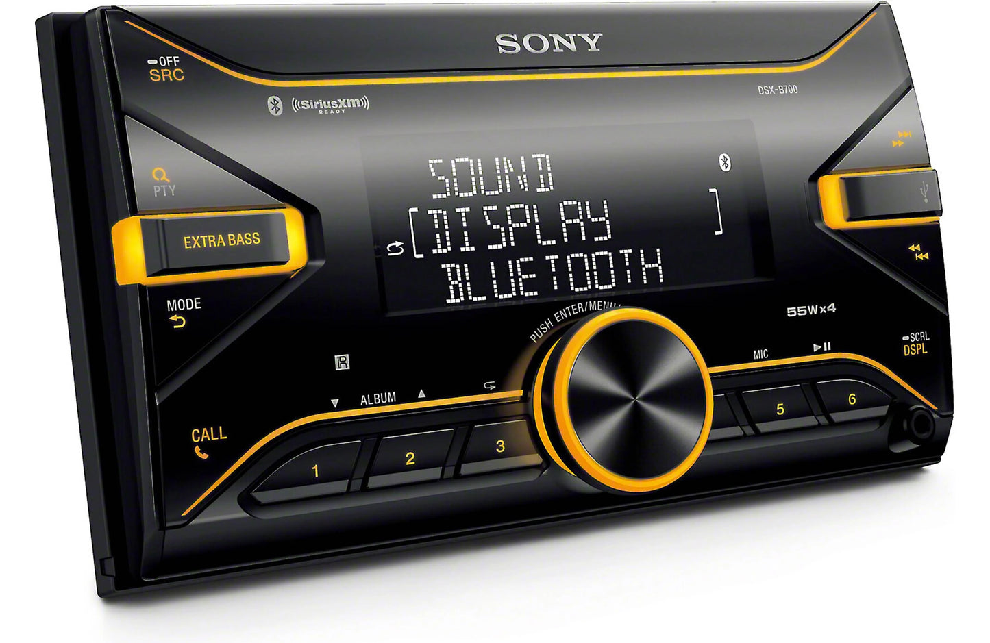 Sony DSX-B700 Double-DIN Bluetooth Car Stereo Receiver with Voice Control