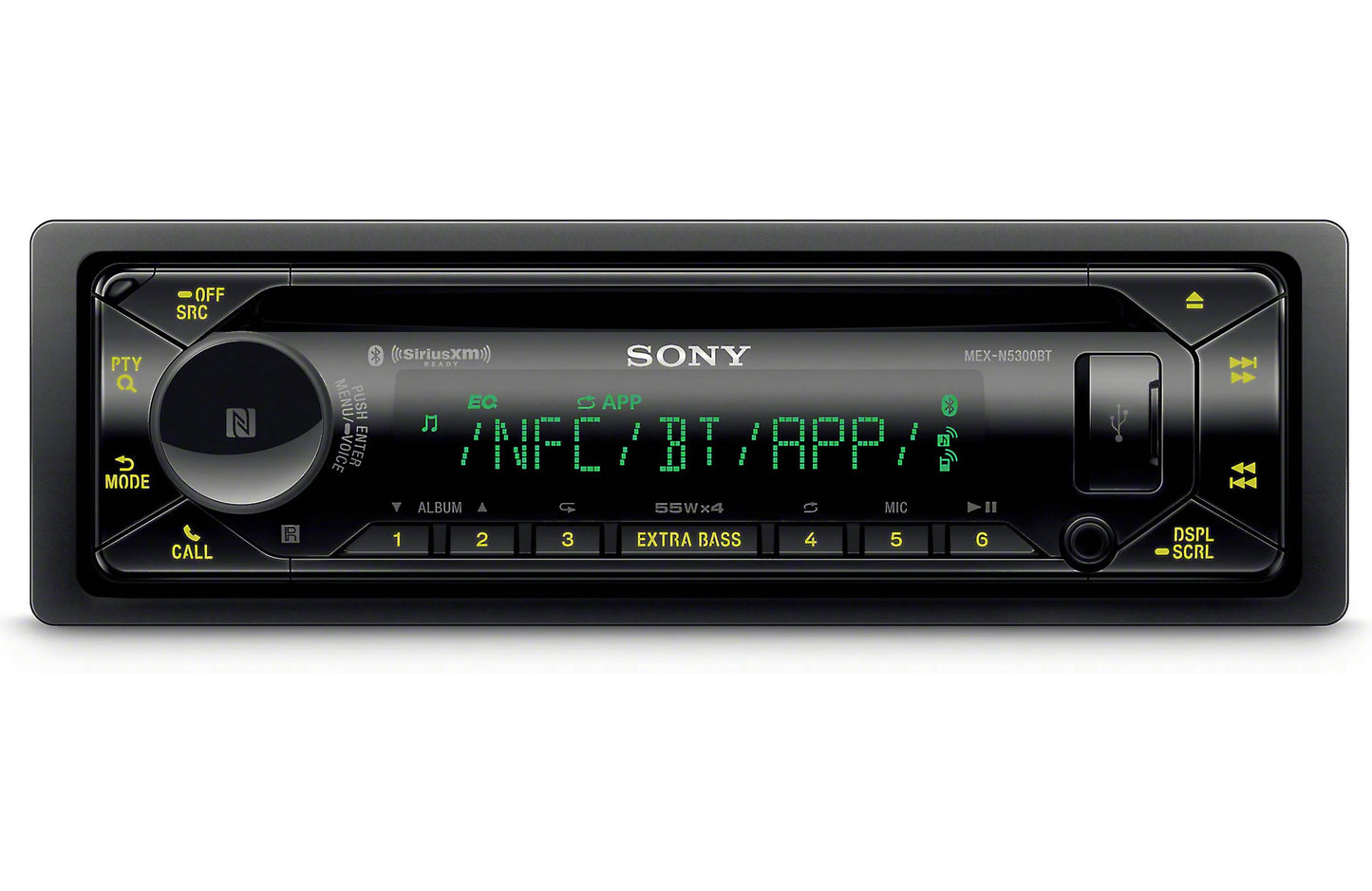 Sony MEX-N5300BT CD Receiver with Dual Bluetooth & High-Power Amplifier