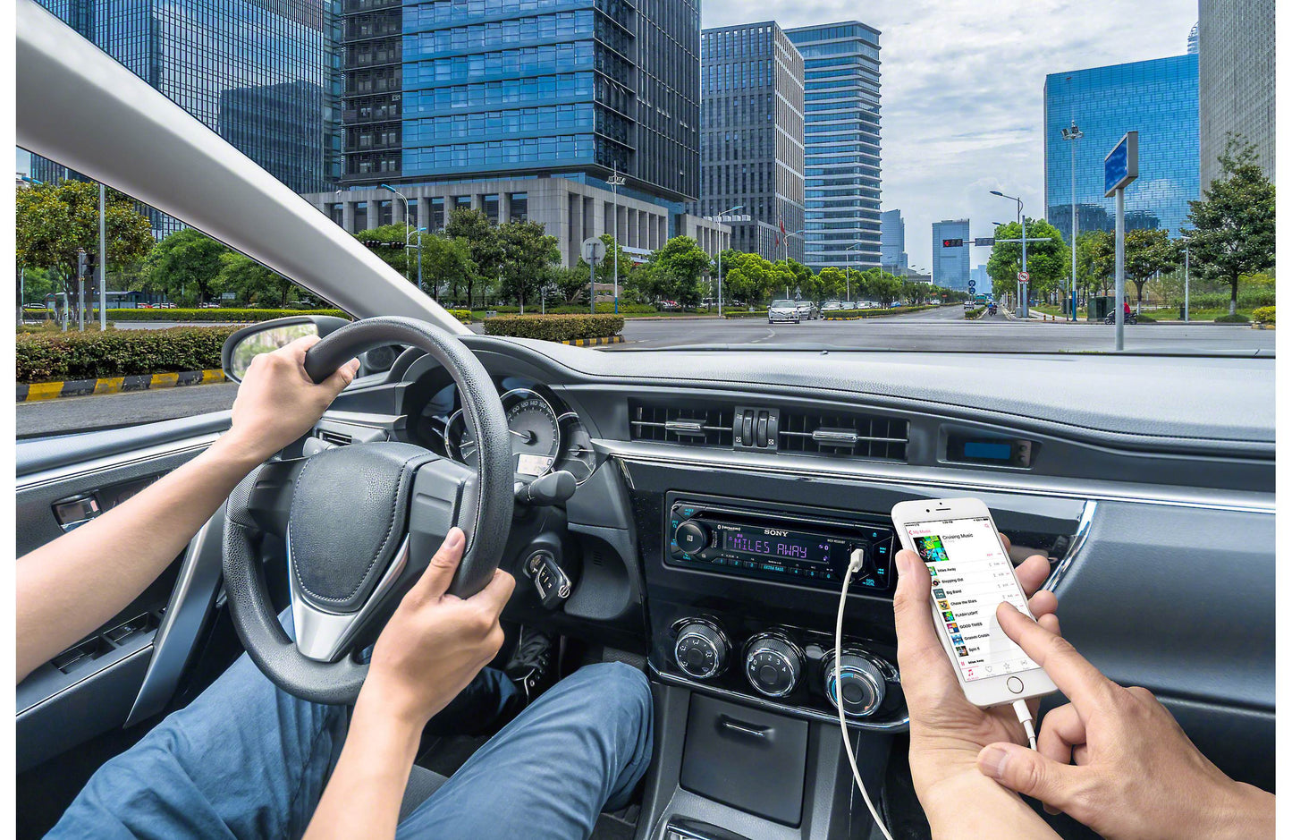 Sony MEX-N5300BT CD Receiver with Dual Bluetooth & High-Power Amplifier