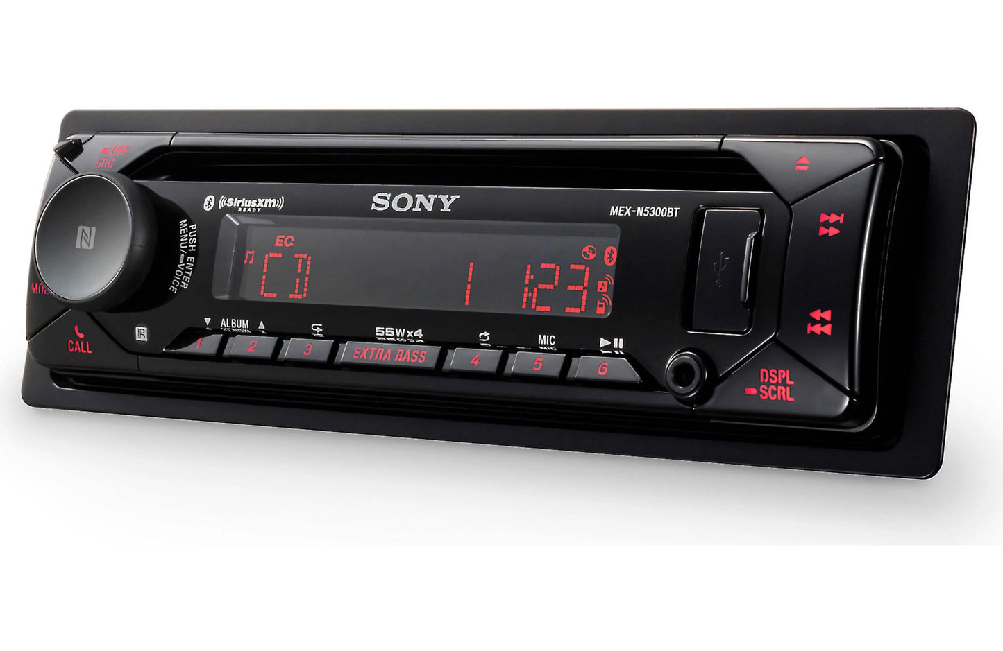 Sony MEX-N5300BT CD Receiver with Dual Bluetooth & High-Power Amplifier