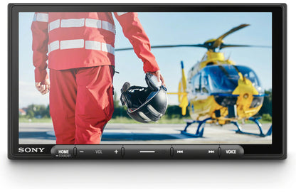 Sony XAV-AX6000 6.95-inch Wireless CarPlay Android Auto Media Receiver with HDMI Input