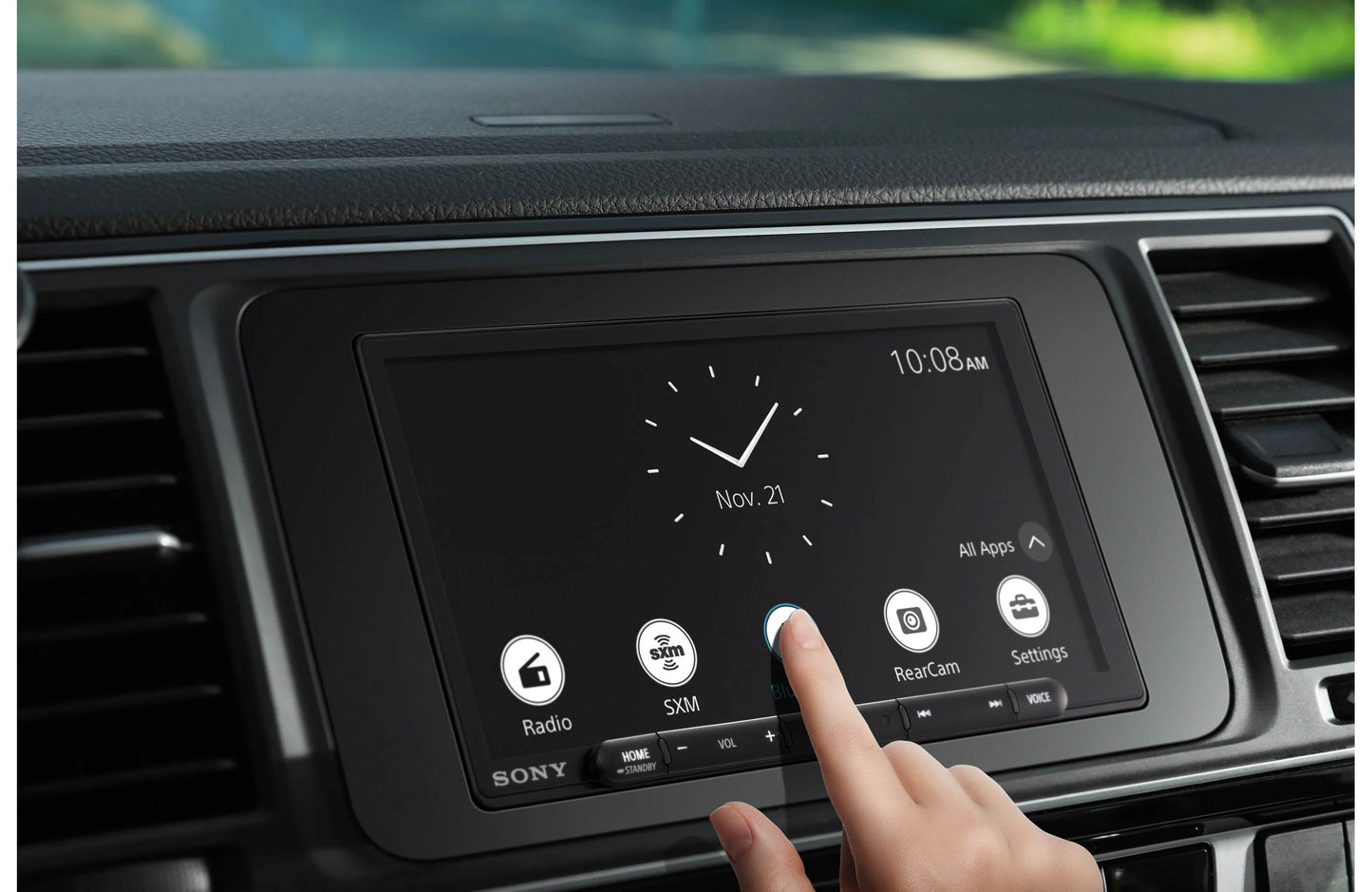 Sony XAV-AX6000 6.95-inch Wireless CarPlay Android Auto Media Receiver with HDMI Input