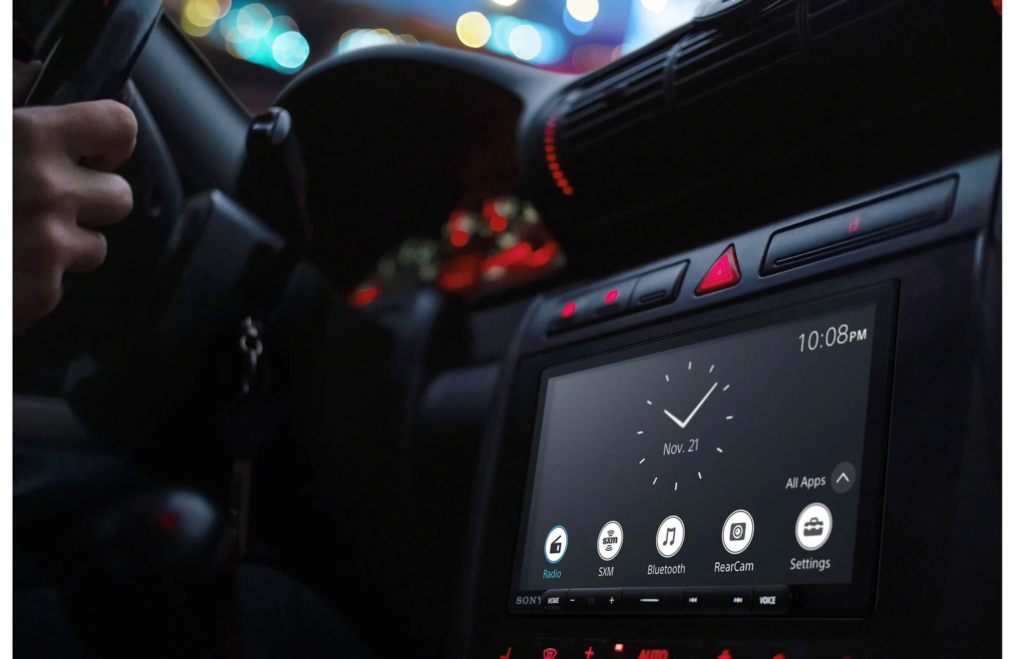 Sony XAV-AX6000 6.95-inch Wireless CarPlay Android Auto Media Receiver with HDMI Input