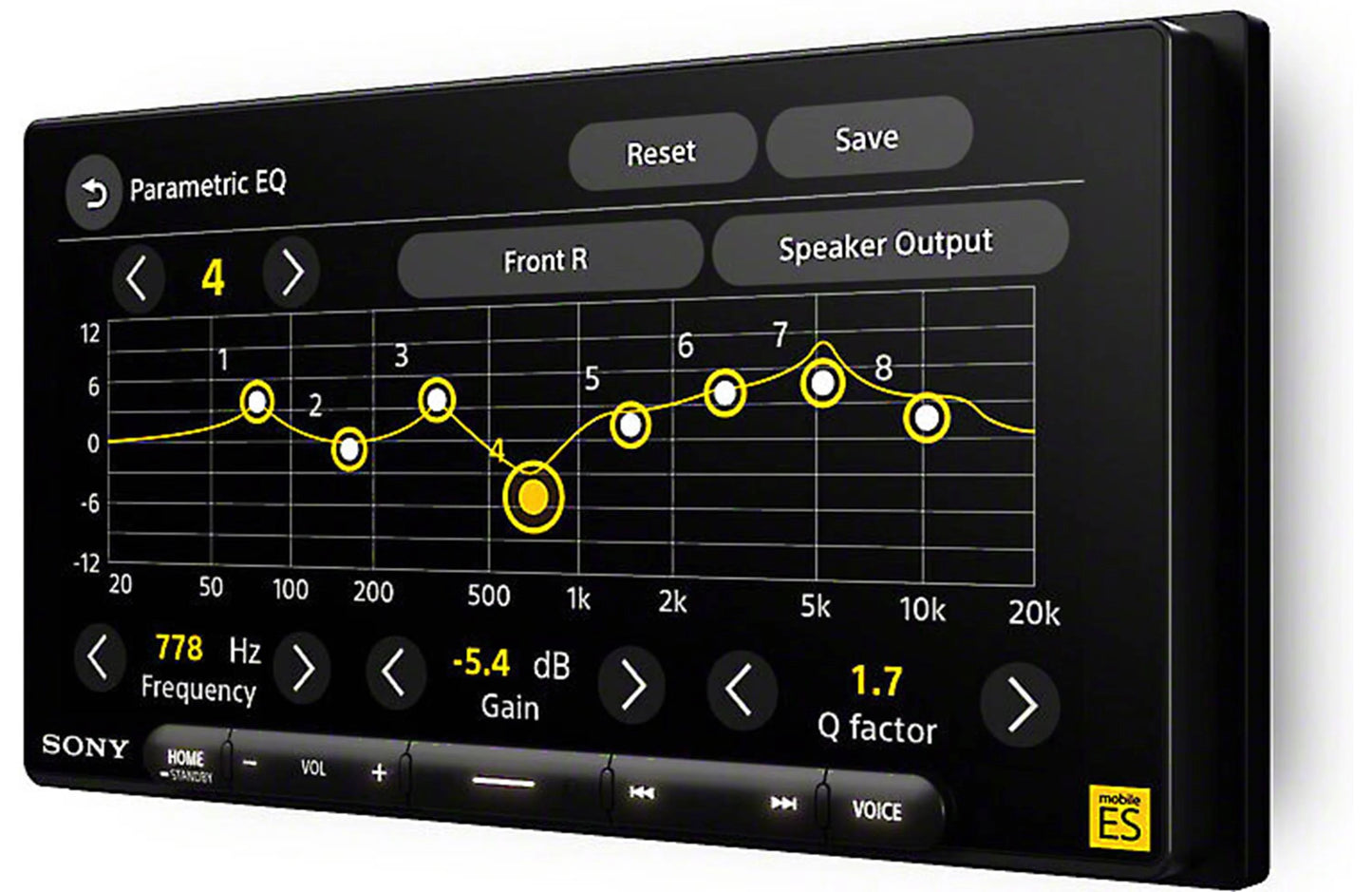 Sony XAV-9000ES Wireless High-Resolution Car Stereo with 6.75-inch HD Touchscreen