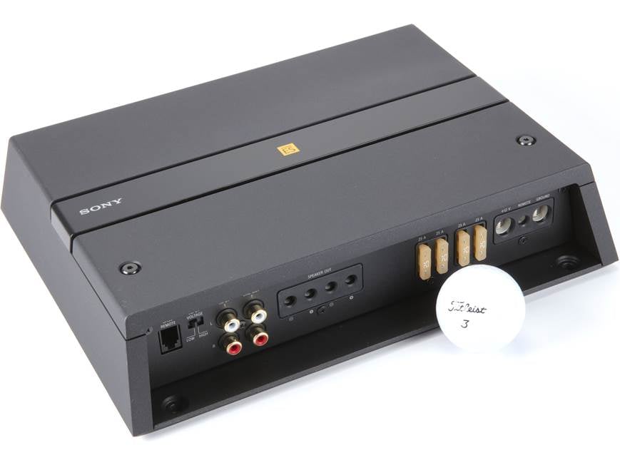 Sony XM-1ES Mobile ES™ Series mono subwoofer amplifier — 1,000 watts RMS x 1 at 2 ohms