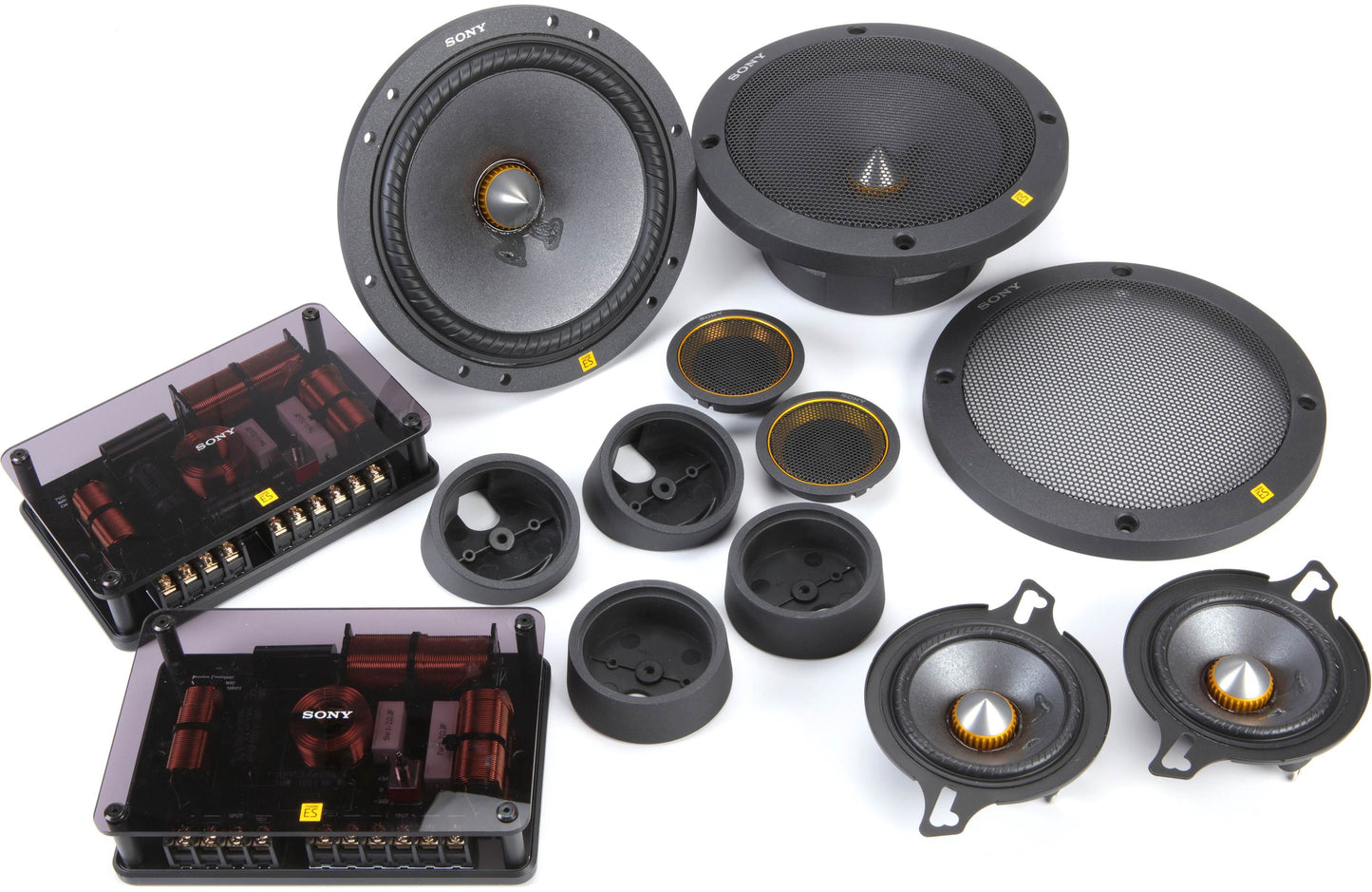 Sony XS-163ES | Mobile ES™ 6.1/2” (16cm) 3-Way Component Car Speakers