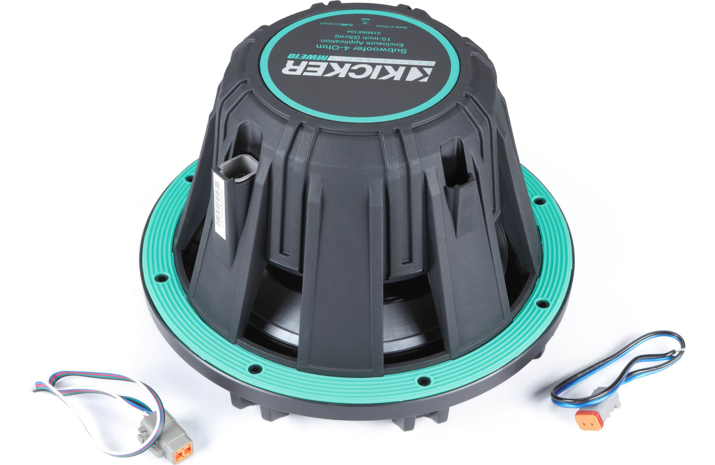 Kicker 51MWE104 10" 4 Ohm MWE Marine Subwoofer for Enclosures