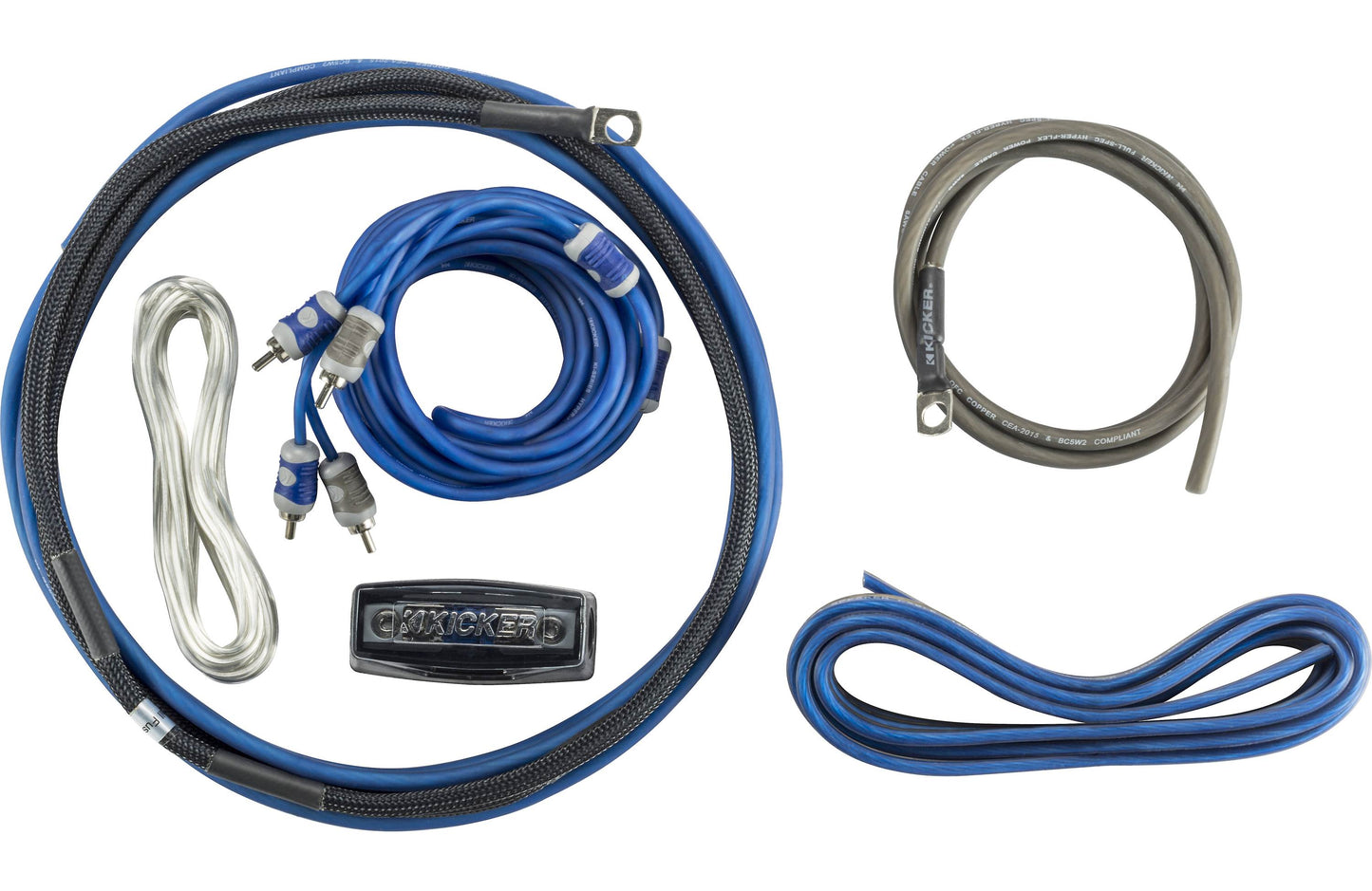 Kicker CK8 8AWG 2-Channel Amp Kit