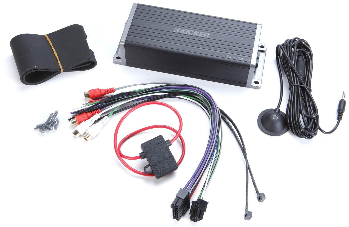 Kicker 47KEY2004 KEY200.4 Smart 4-Ch. Amplifier (auto-EQ/processor)
