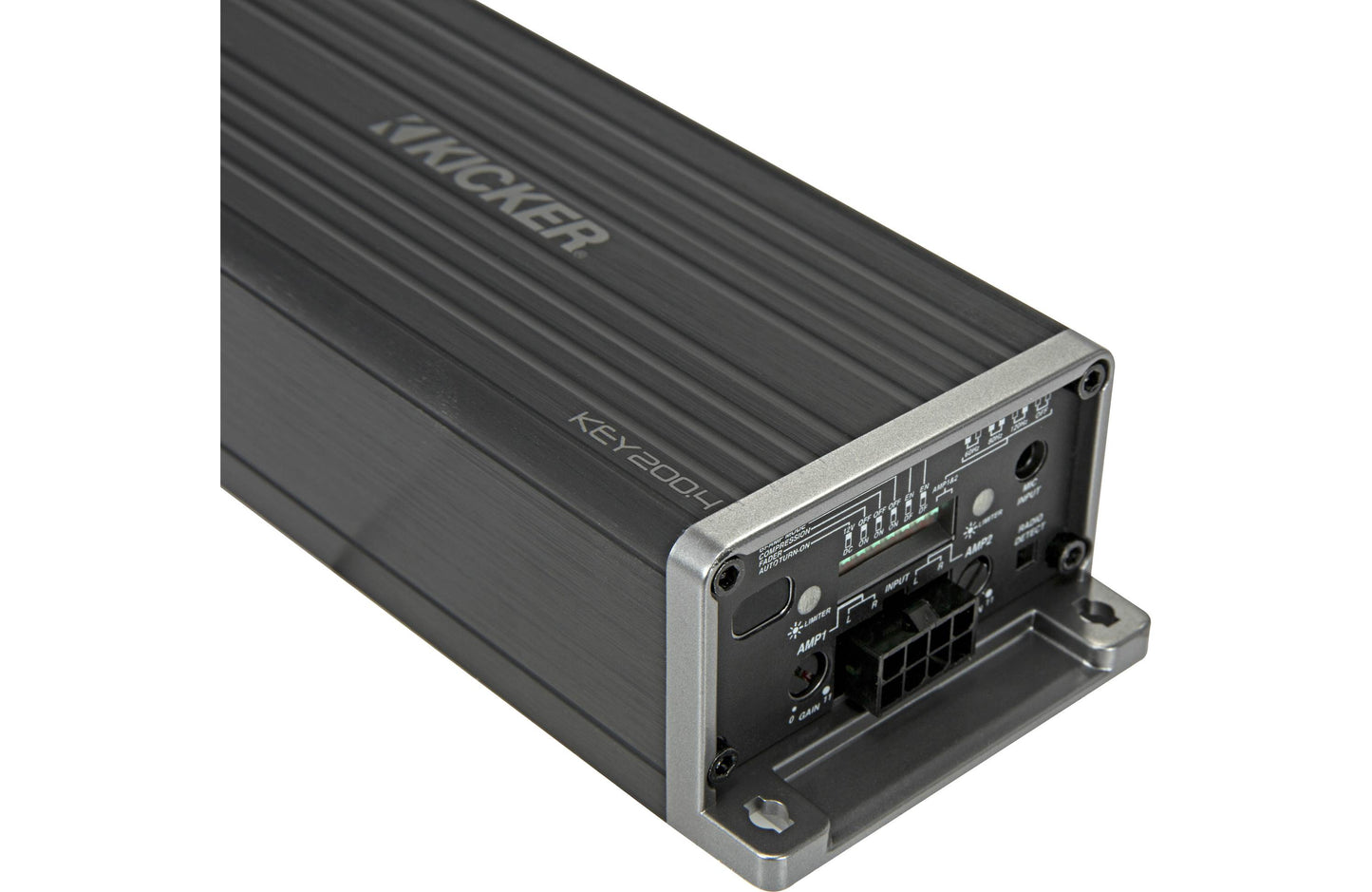 Kicker 47KEY2004 KEY200.4 Smart 4-Ch. Amplifier (auto-EQ/processor)
