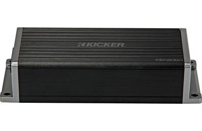 Kicker 47KEY2004 KEY200.4 Smart 4-Ch. Amplifier (auto-EQ/processor)