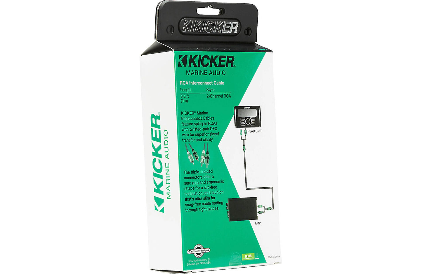 Kicker Marine Series RCA Patch Cables 47KMI1
