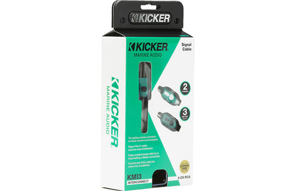 Kicker Marine Series RCA Patch Cables 47KMI3