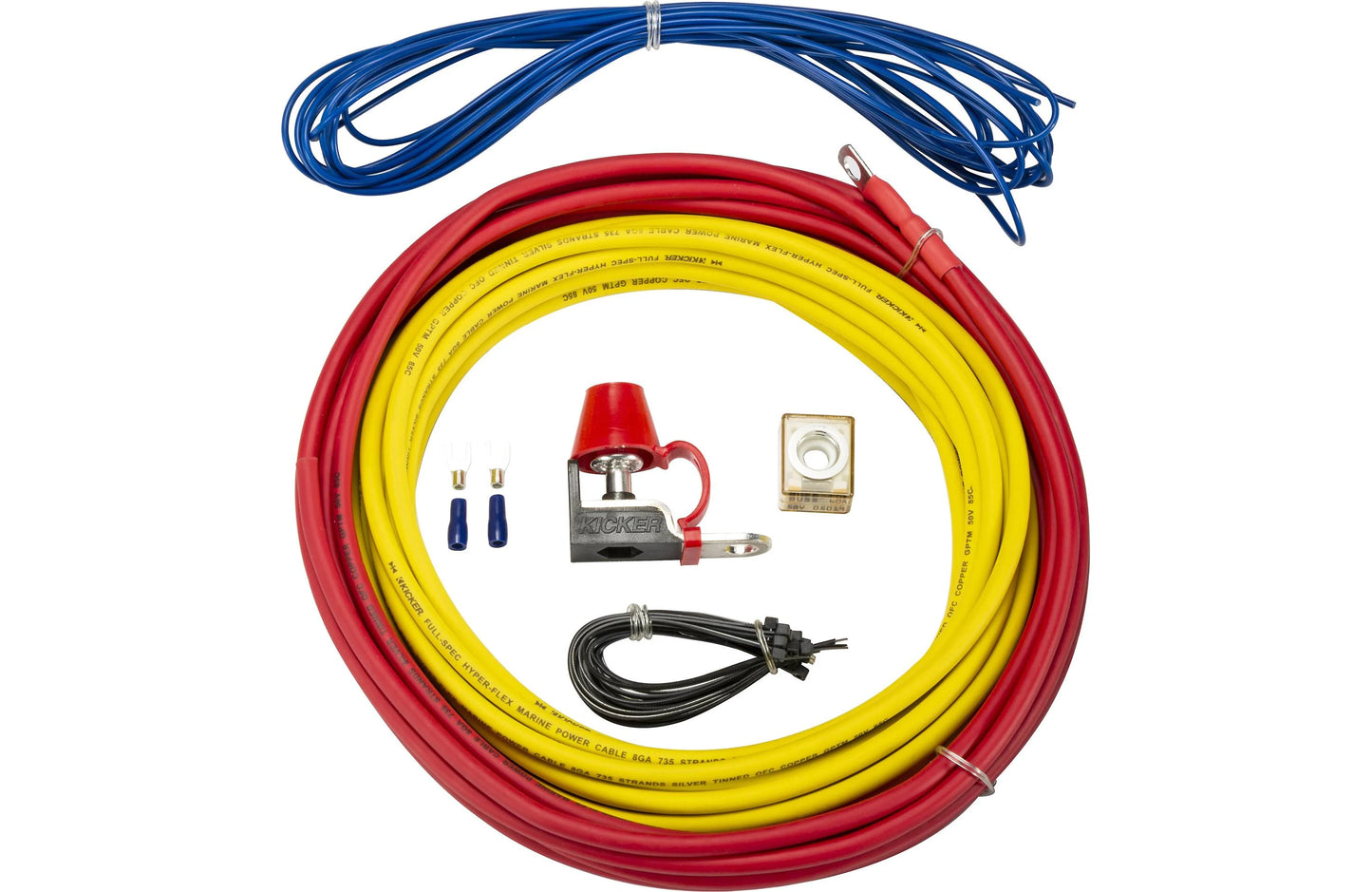 Kicker 47KMPK8 Marine-Grade Amplifier Wiring Kit (8-gauge)