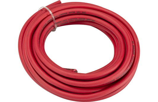 Kicker 47KMWPR820 Marine-Grade Red Power Wire, 20-feet (8-gauge)