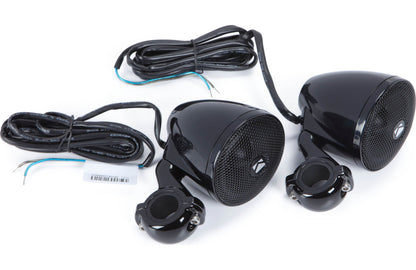 Kicker 47PSMB32 PSM 3" 2 Ohm Gloss Black Enclosed Speaker Pair