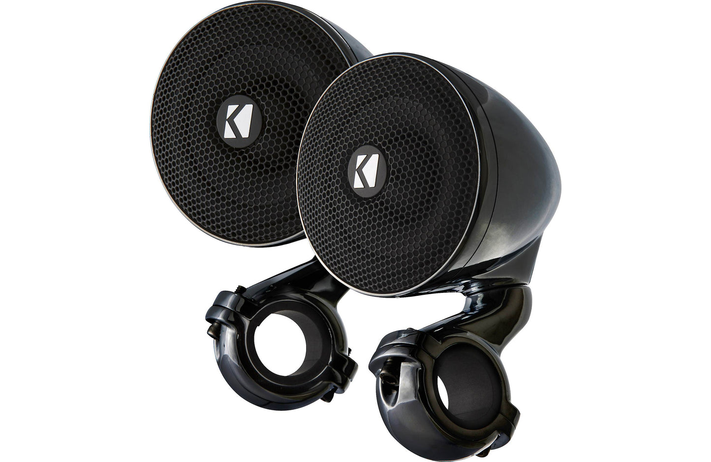 Kicker 47PSMB34 PSM 3" 4 Ohm Gloss Black Enclosed Speaker Pair