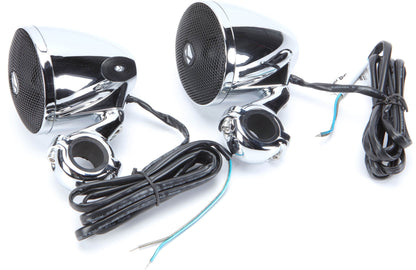 Kicker 47PSM32 PSM 3" 2 Ohm Chrome Enclosed Speaker Pair
