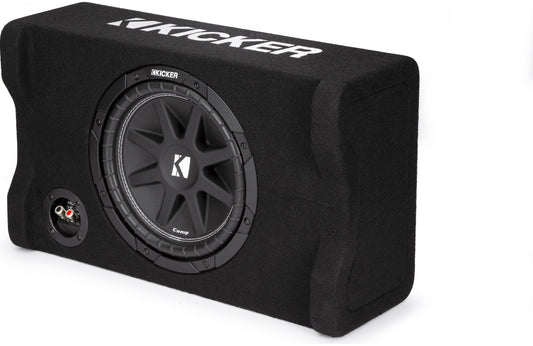Kicker 48CDF104 Down-Firing 10" Comp 4-Ohm Enclosure