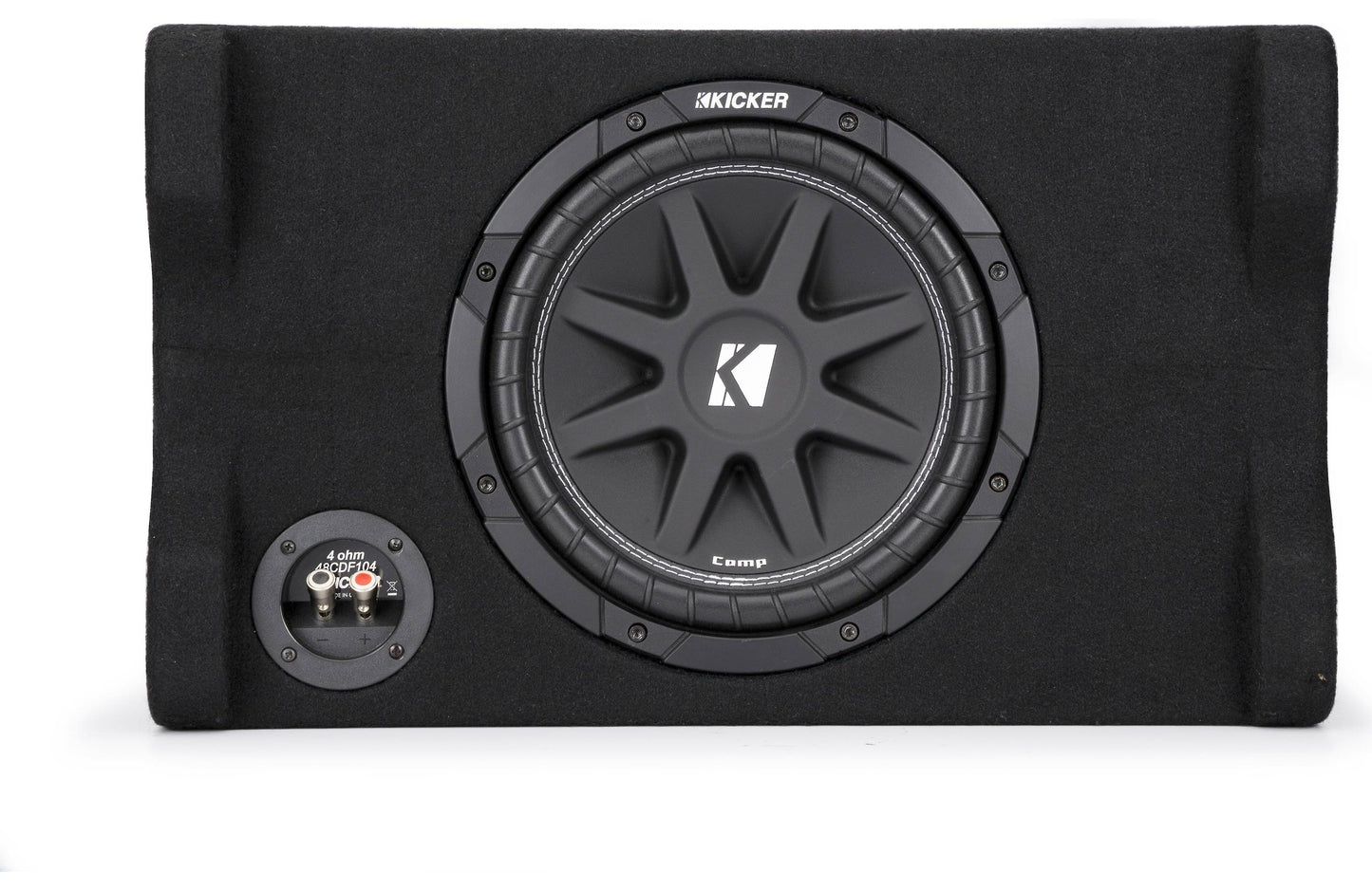 Kicker 48CDF104 Down-Firing 10" Comp 4-Ohm Enclosure