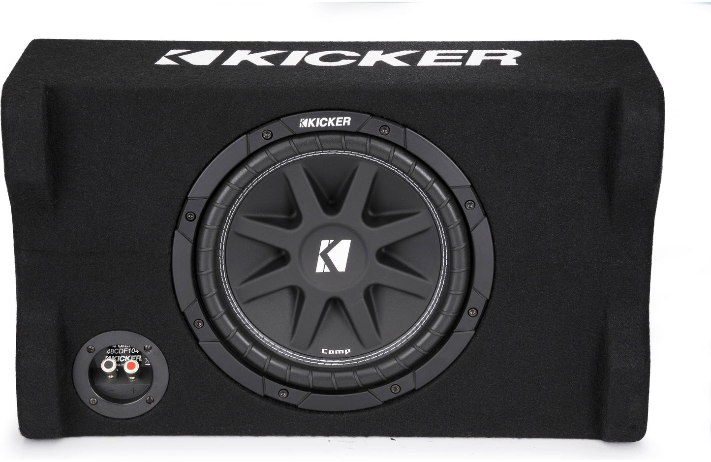 Kicker 48CDF104 Down-Firing 10" Comp 4-Ohm Enclosure