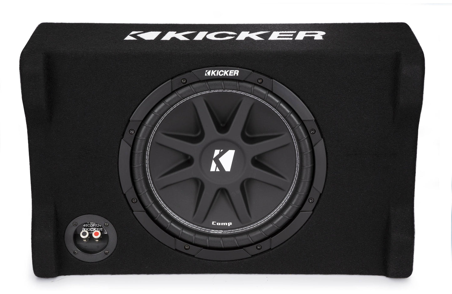 Kicker 48CDF124 Down-Firing 12" Comp 4-Ohm Enclosure