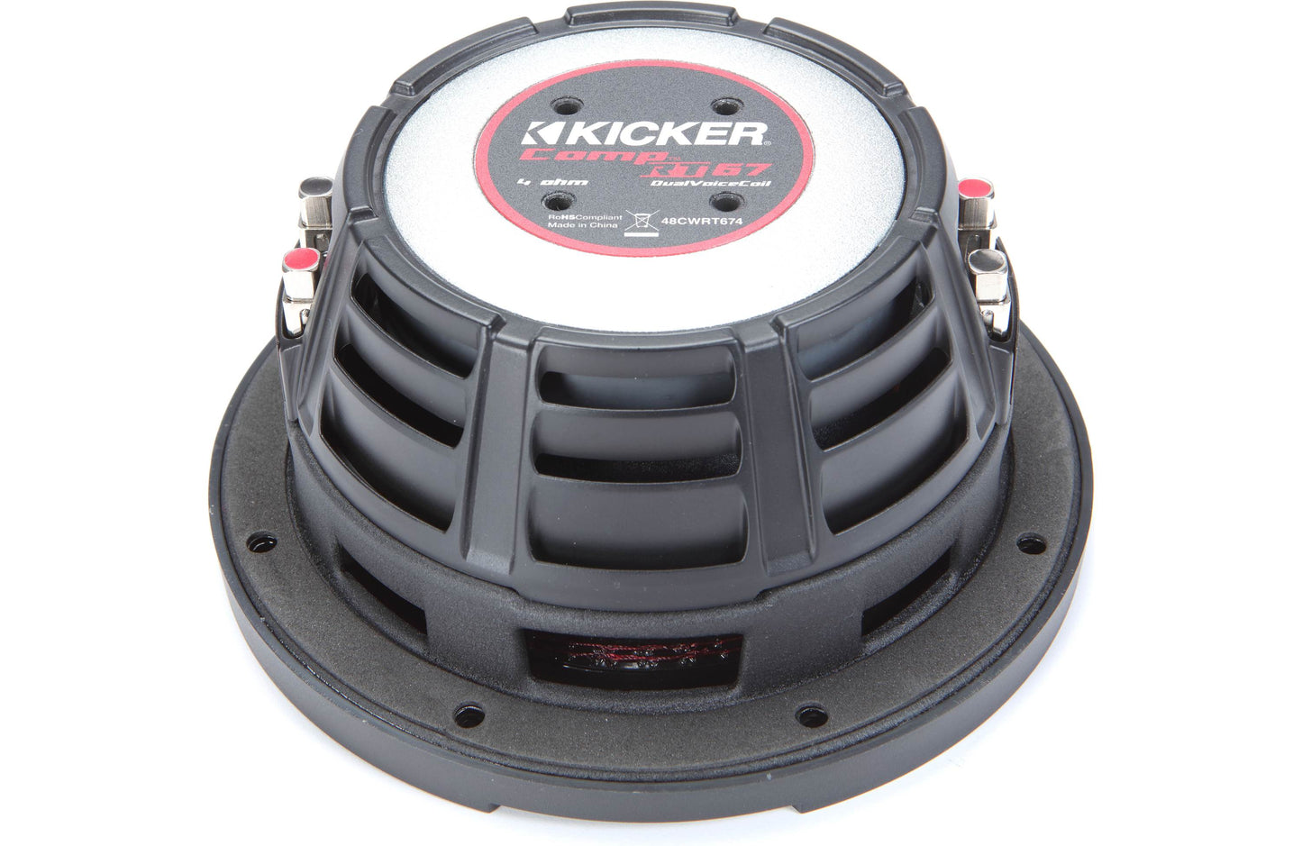 Kicker 48CWRT674 6 3/4" CompRT 4 Ohm