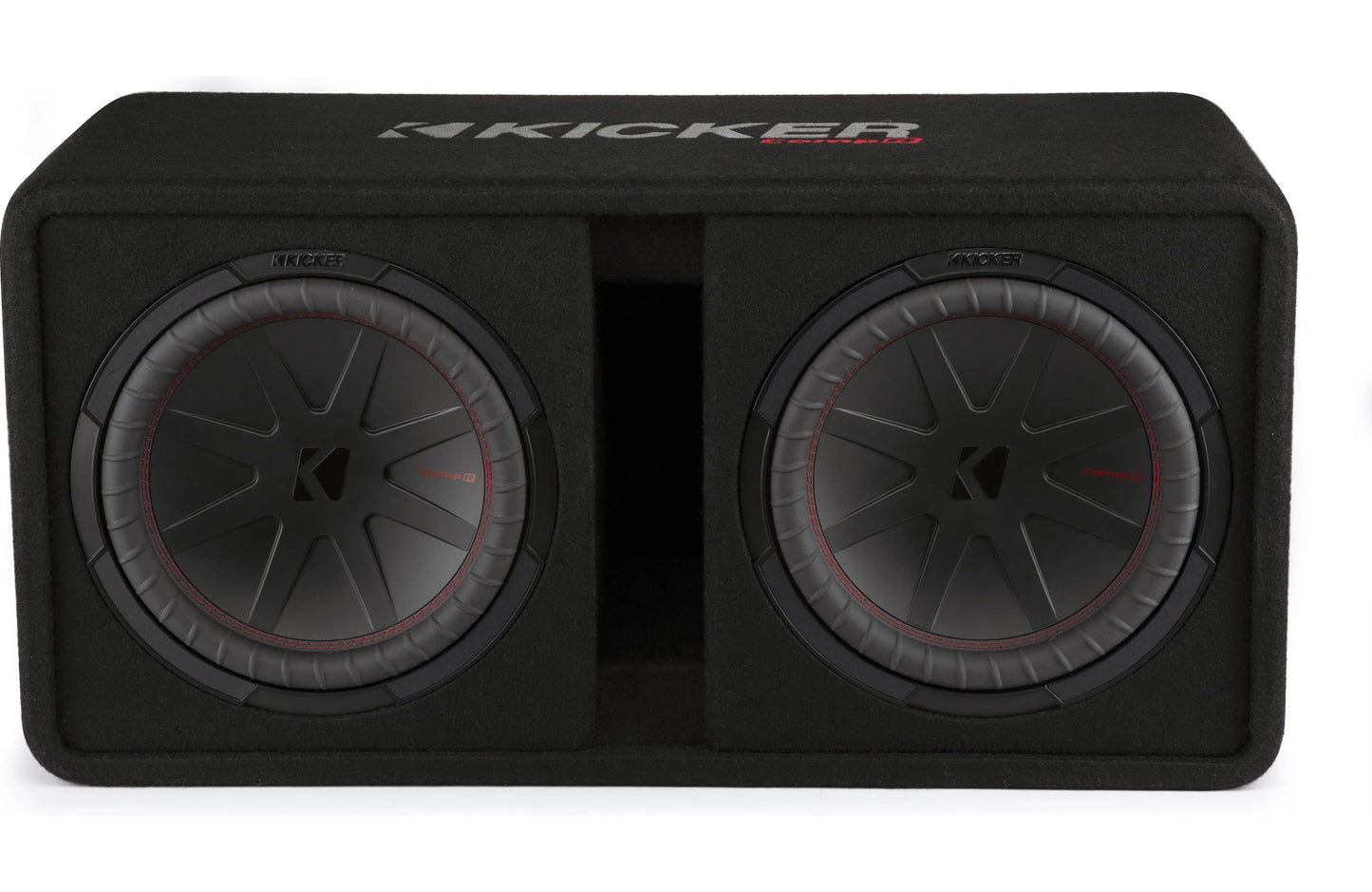 Kicker 48DCWR122 Two 12" Subwoofer CompR Ported Enclosure