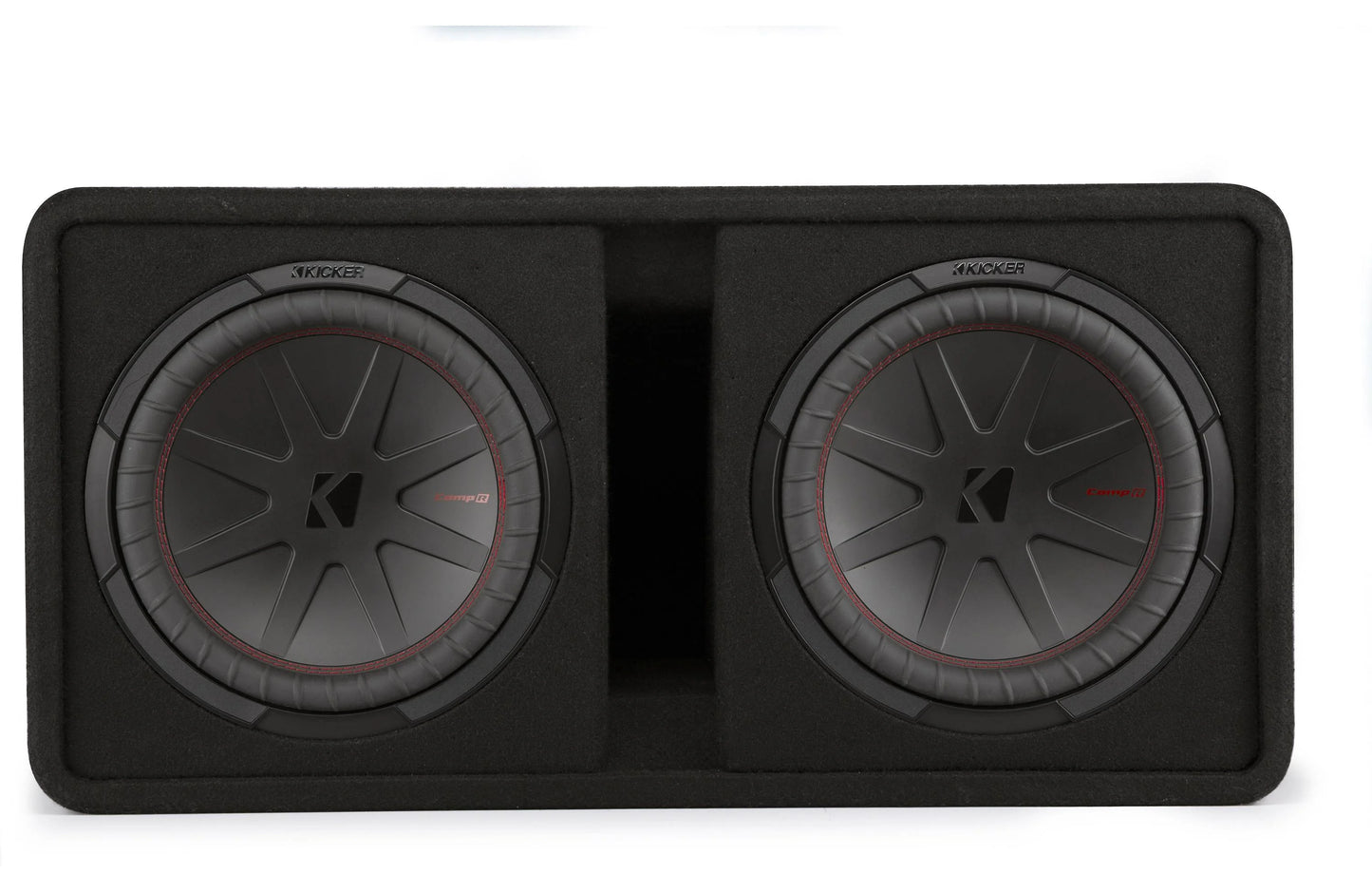 Kicker 48DCWR122 Two 12" Subwoofer CompR Ported Enclosure