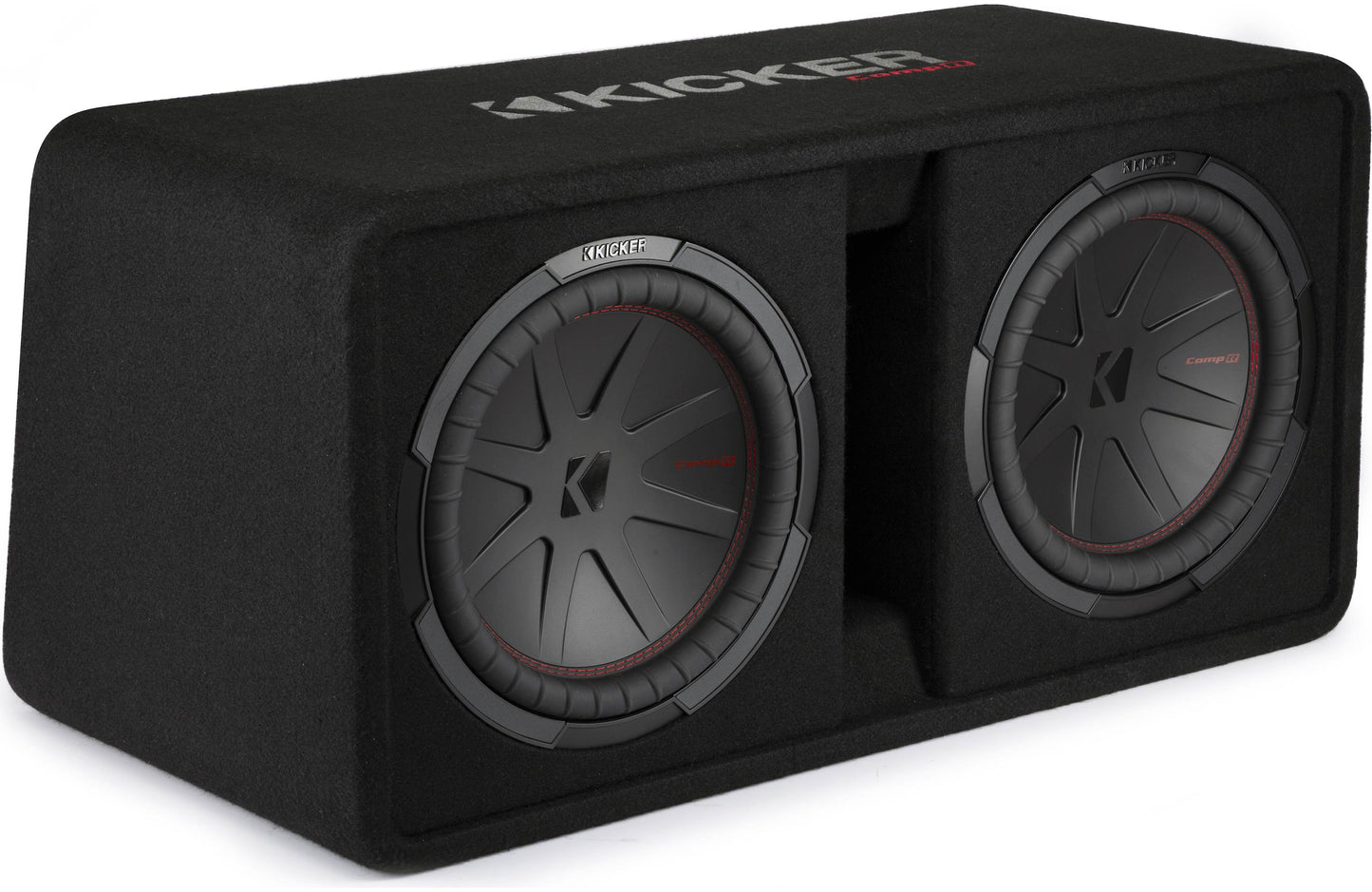 Kicker 48DCWR122 Two 12" Subwoofer CompR Ported Enclosure