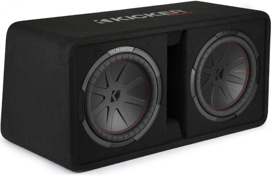 Kicker 48DCWR122 Two 12" Subwoofer CompR Ported Enclosure