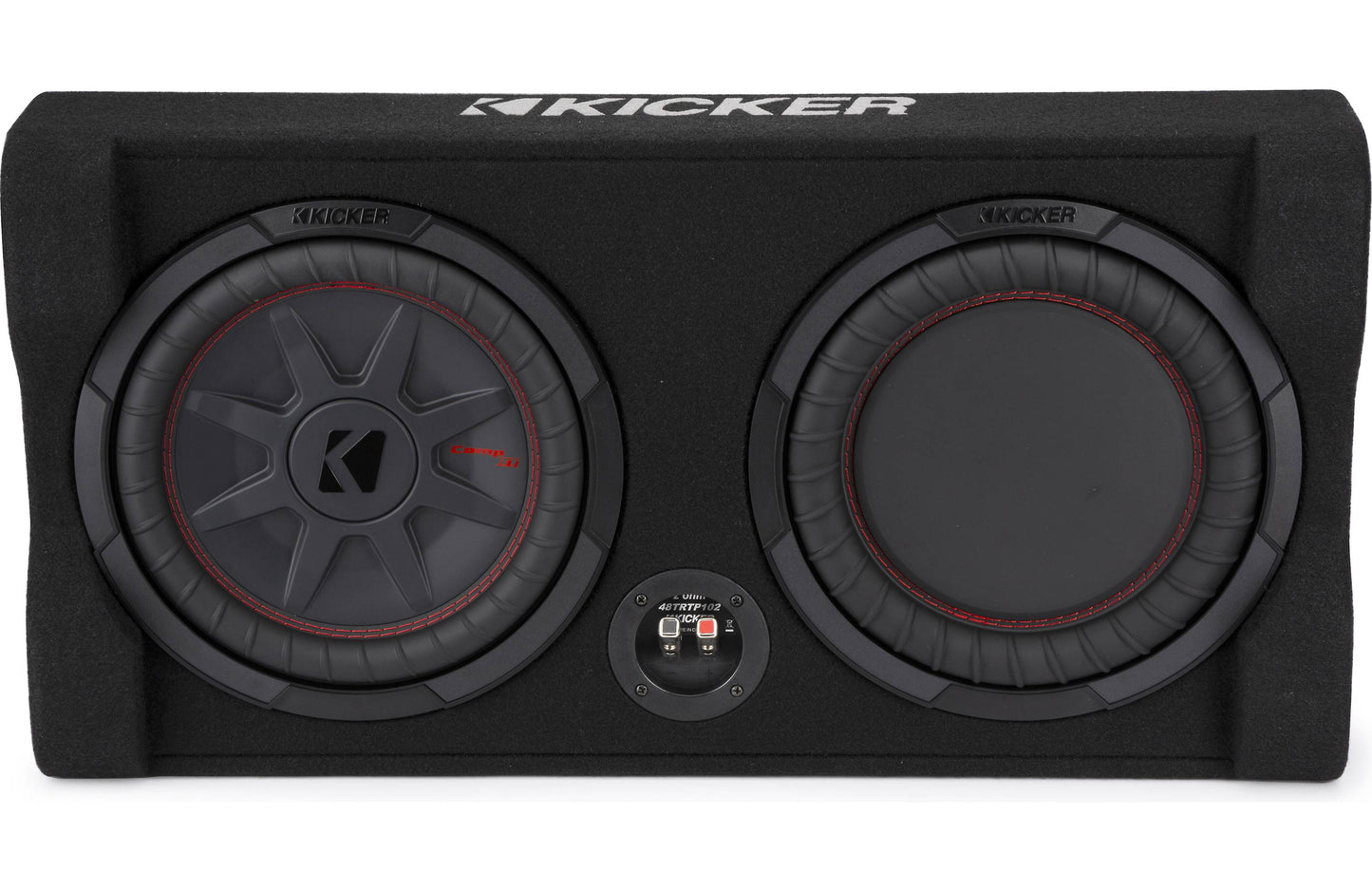 Kicker 48TRTP102 Down-Firing 10" CompRT 2-Ohm Enclosure