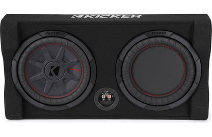 Kicker 48TRTP102 Down-Firing 10" CompRT 2-Ohm Enclosure