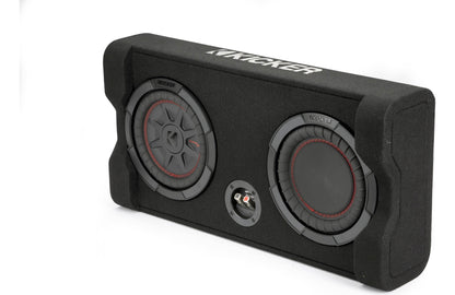 Kicker 48TRTP82 Down-Firing 8" CompRT 2-Ohm Enclosure
